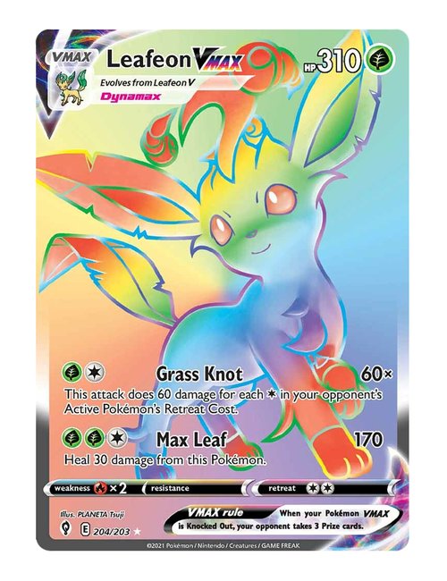 Leafeon VMAX #204/203 - Evolving Skies