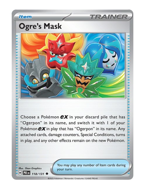 Ogre's Mask #118/181 - Prismatic Evolutions