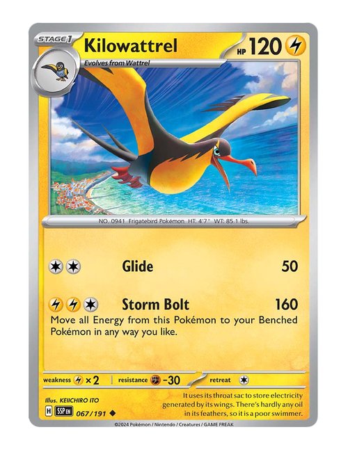 Kilowattrel #67/191 - Surging Sparks