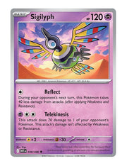 Sigilyph #038/130 Reverse Holo - White Flare