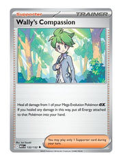 Wally's Compassion #132/175 Reverse Holo - Mega Evolution