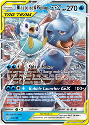 Blastoise & Piplup GX #38 - Cosmic Eclipse (PSA 10)