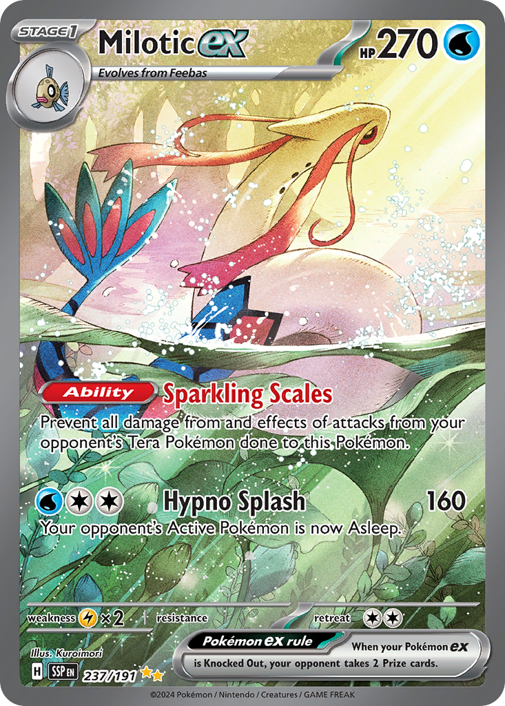 Milotic ex #237 SIR - Surging Sparks (PSA 9)