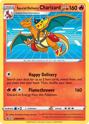 Special Delivery Charizard #SWSH075 - Pokemon Center UK Promo (PSA 9)