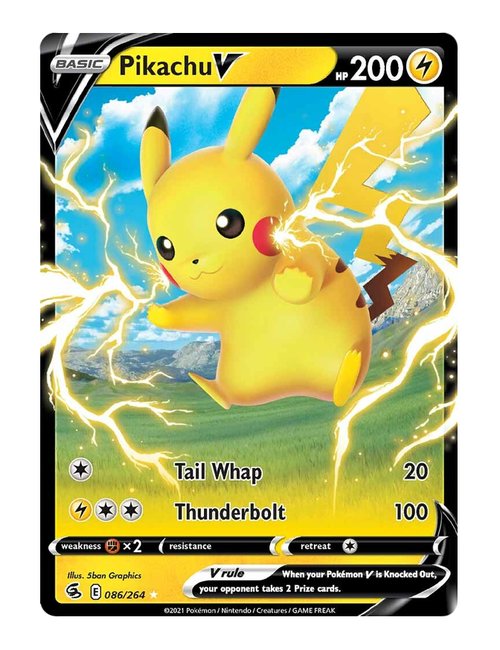 Pikachu V #86/264 - Fusion Strike