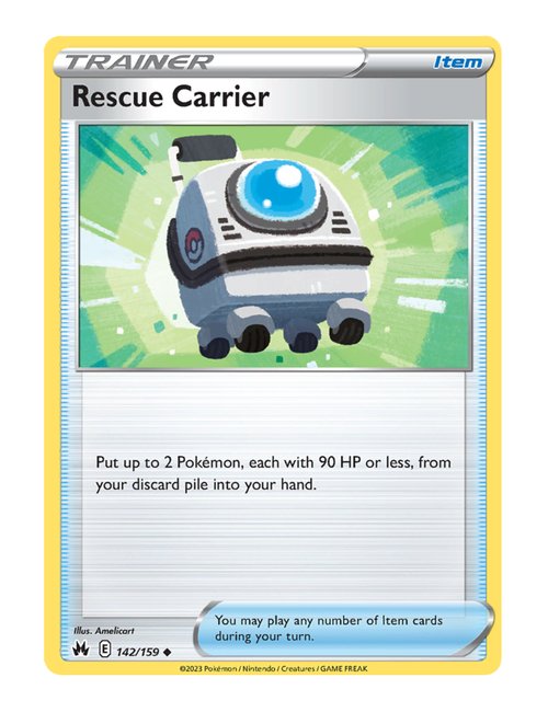 Rescue Carrier #142/160 - Crown Zenith