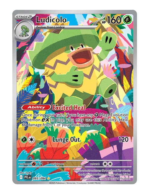 Ludicolo #095/094 - Phantasmal Flames