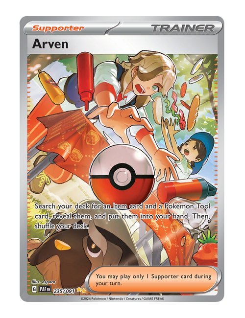 Arven #235/091 - Paldean Fates