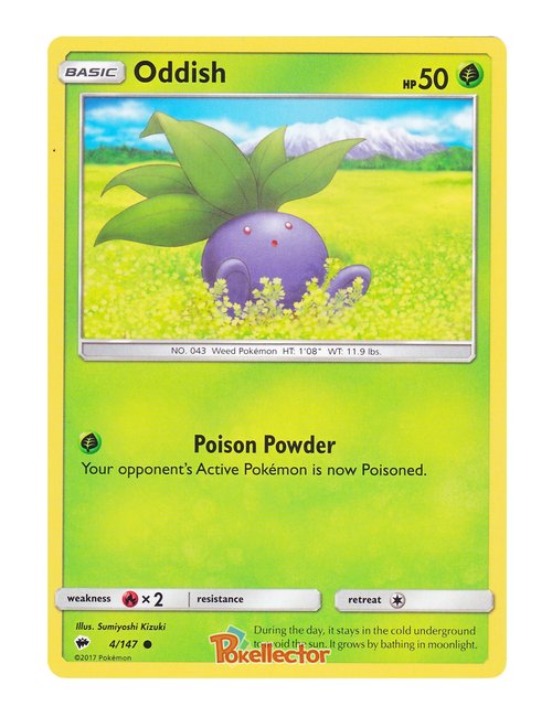 Oddish #4/147 - Burning Shadows