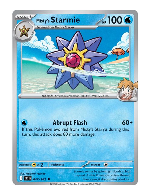 Misty's Starmie #047/182 - Destined Rivals