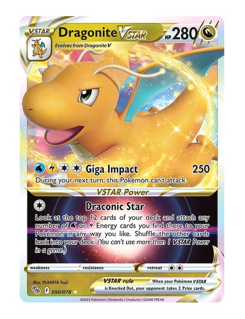 Dragonite VSTAR #050/078 Reverse Holo - Pokemon GO