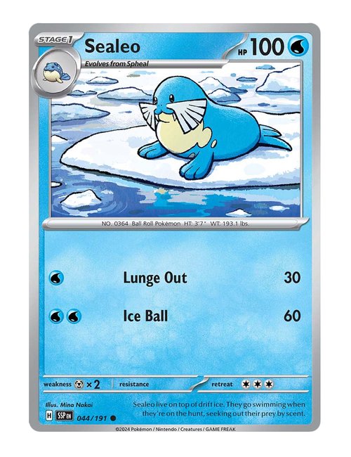 Sealeo #44/191 Reverse Holo - Surging Sparks