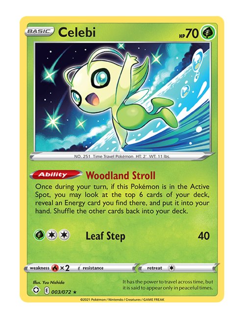 Celebi #003/073 - Shining Fates