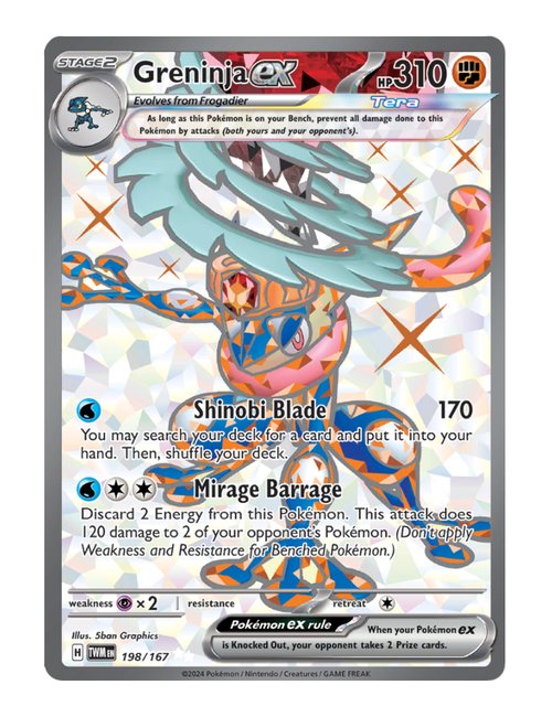 Greninja ex #198/167 - Twilight Masquerade