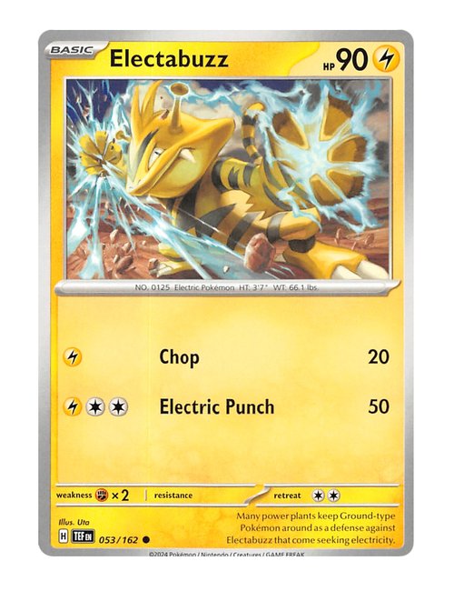 Electabuzz #53/162 Reverse Holo - Temporal Forces