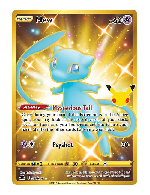 Mew #25/025 - Celebrations