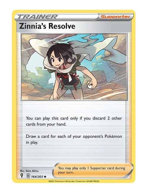 Zinnia's Resolve #164/203 - Evolving Skies