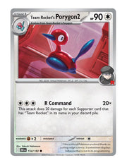 Team Rocket's Porygon2 #154/182 Reverse Holo - Destined Rivals
