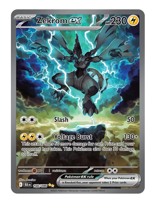 Zekrom ex #166/086 - Black Bolt