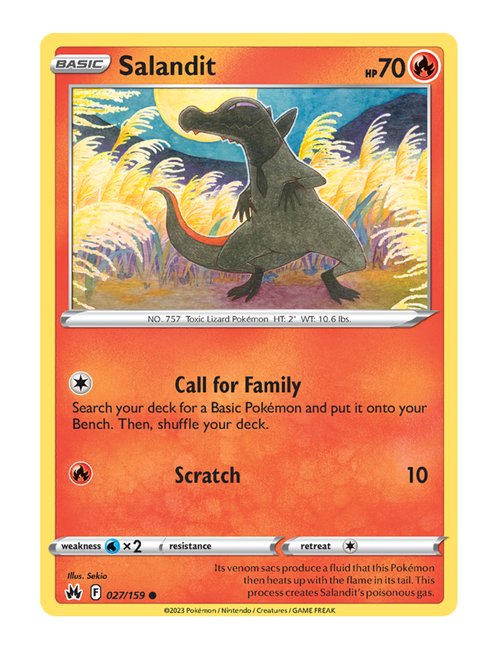 Salandit #27/160 - Crown Zenith