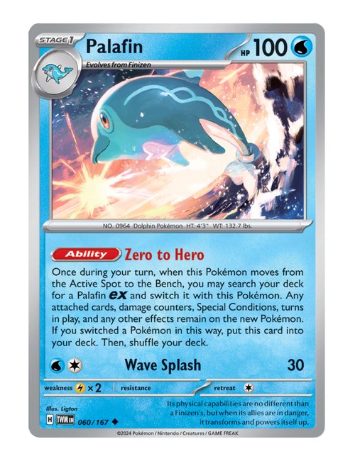 Palafin #060/167 Reverse Holo - Twilight Masquerade