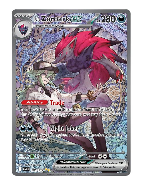 N's Zoroark ex #286/217 - Ascended Heroes