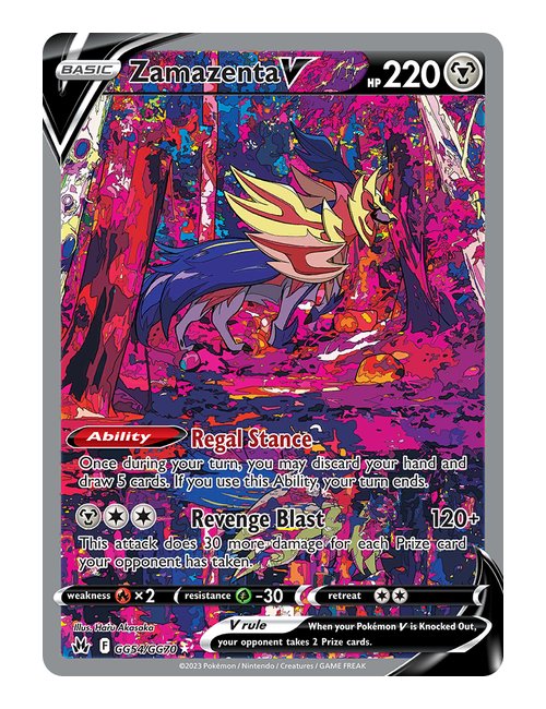Zamazenta V #GG54/160 - Crown Zenith