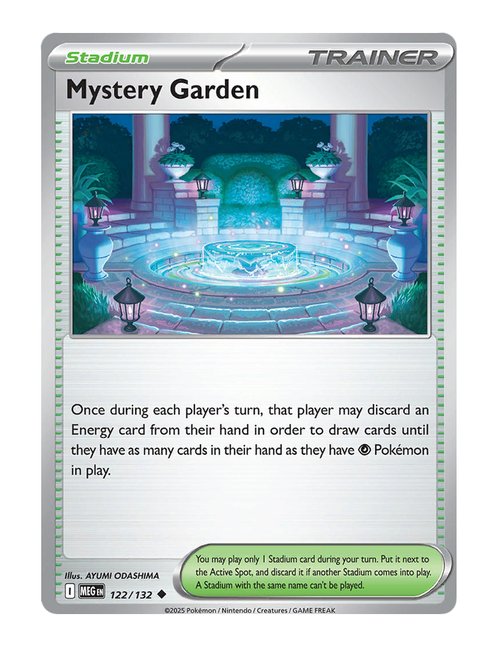 Mystery Garden #122/175 Reverse Holo - Mega Evolution
