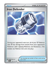 Iron Defender #118/175 Reverse Holo - Mega Evolution