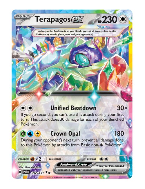 Terapagos ex #092/131 - Prismatic Evolutions