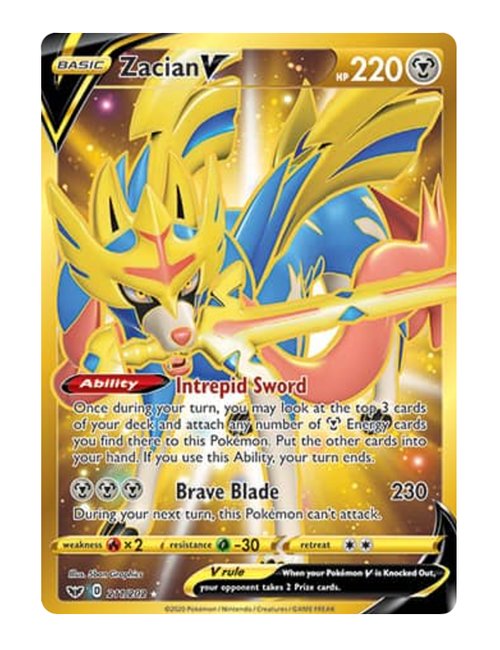 Zacian V #211/202 - Sword & Shield Base