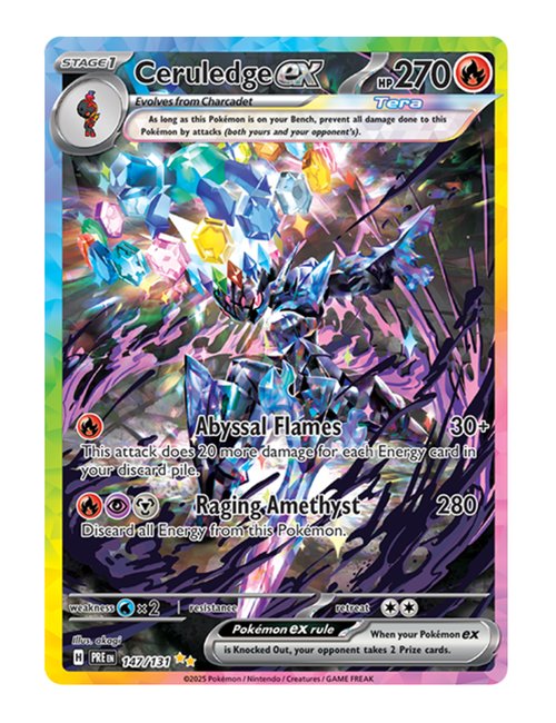 Ceruledge ex #147/181 - Prismatic Evolutions