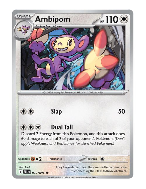 Ambipom #079/094 Holo - Phantasmal Flames