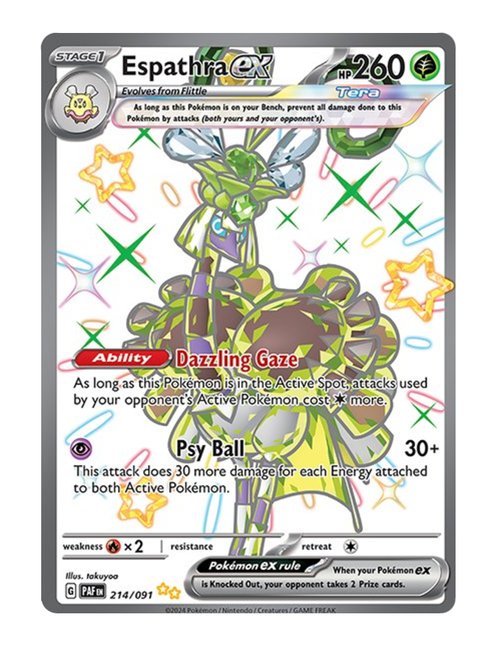 Espathra ex #214/091 - Paldean Fates