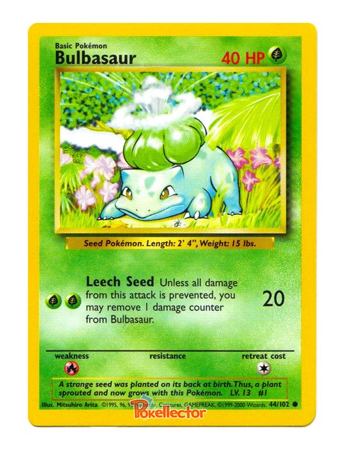 Bulbasaur #44/102 - Base Set