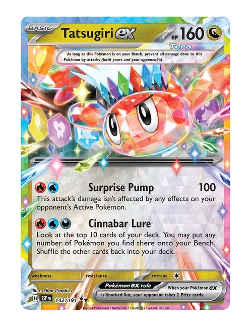 Tatsugiri ex #142/191 - Surging Sparks
