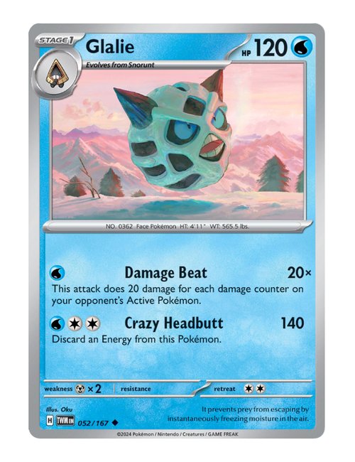 Glalie #052/167 - Twilight Masquerade