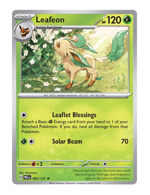 Leafeon #005/181 Reverse Holo - Prismatic Evolutions