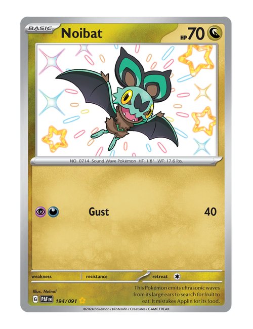 Noibat #194/091 - Paldean Fates