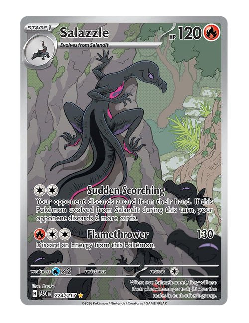 Salazzle #224/150 - Ascended Heroes