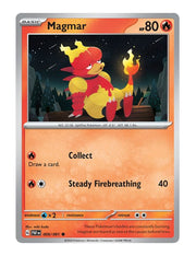 Magmar #009/091 Reverse Holo - Paldean Fates