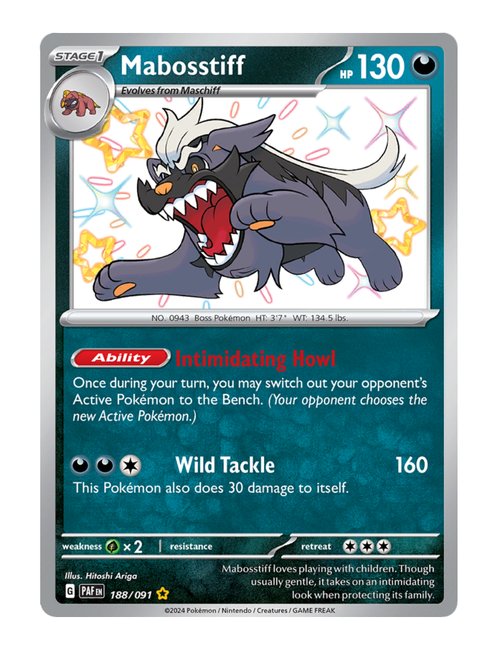 Mabosstiff #188/091 - Paldean Fates