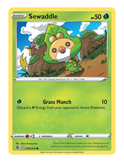 Sewaddle #009 (Reverse Holo) - Fusion Strike