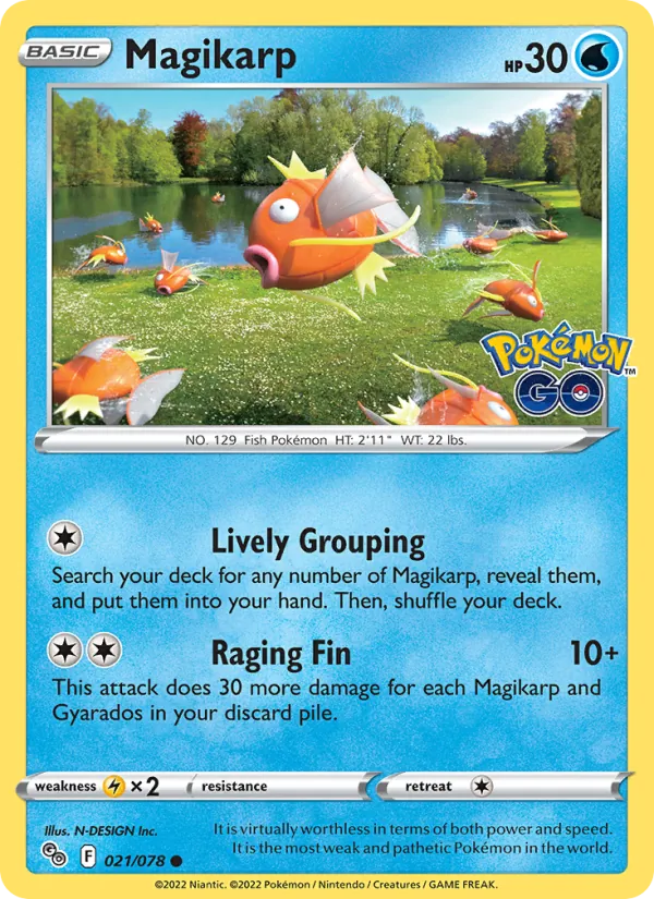 Magikarp #21/078 - Pokemon GO
