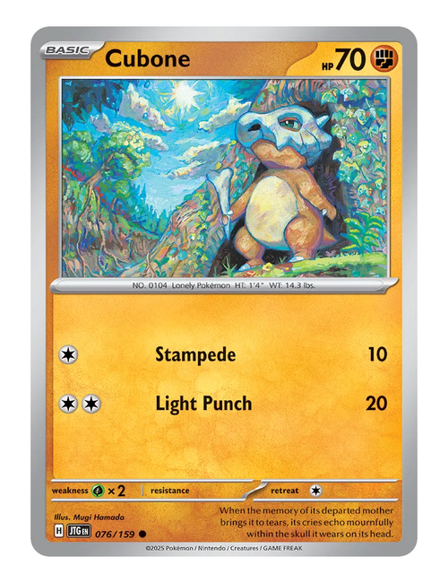 Cubone #076 - Journey Together