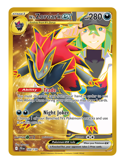 N's Zoroark ex #189 - Journey Together