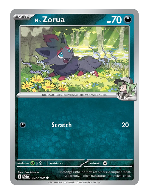 N's Zorua #097 - Journey Together