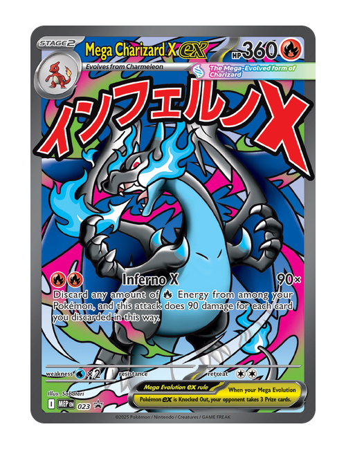 Mega Charizard X ex #023 - UPC Black Star Promo