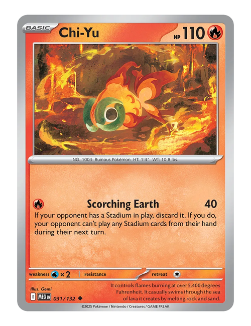 Chi-Yu #031 (Reverse Holo) - Mega Evolution