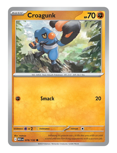 Croagunk #078 - Mega Evolution